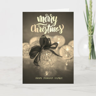 Cartes Pour Fêtes Annuelles Ornement élégant de Noël pour le sapin