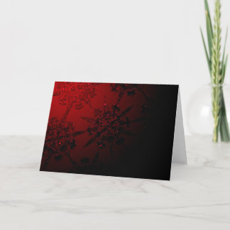 Cartes Pour Fêtes Annuelles Ornement rouge