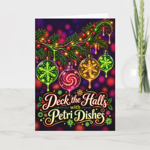 Cartes Pour Fêtes Annuelles Ornements de bouteilles de potion lumineuses sur u