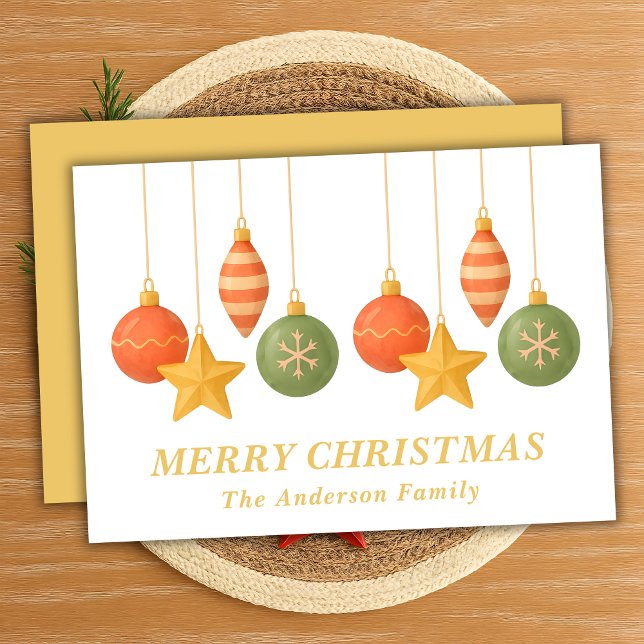 Cartes Pour Fêtes Annuelles Ornements de Noël à accrochage lunaire (Créateur téléchargé)