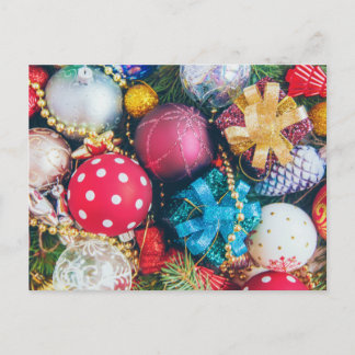Cartes Pour Fêtes Annuelles Ornements de Noël Colorés Festifs, Décorations