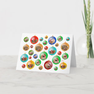 Cartes Pour Fêtes Annuelles Ornements de Noël de Pékin