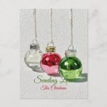Ornements de Noël en Verre Minimalistes