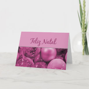 Cartes Pour Fêtes Annuelles Ornements de Noël Feliz Natal