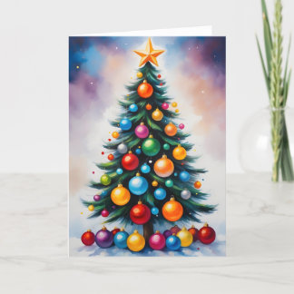 Cartes Pour Fêtes Annuelles Ornements de Noël surdimensionnés et Arrière - pla