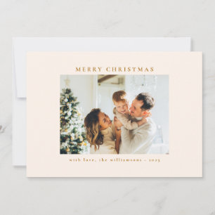 Cartes Pour Fêtes Annuelles Ornements en or noir personnalisé Art Photo Noël