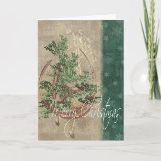 Cartes Pour Fêtes Annuelles Ornements et flocons de neige