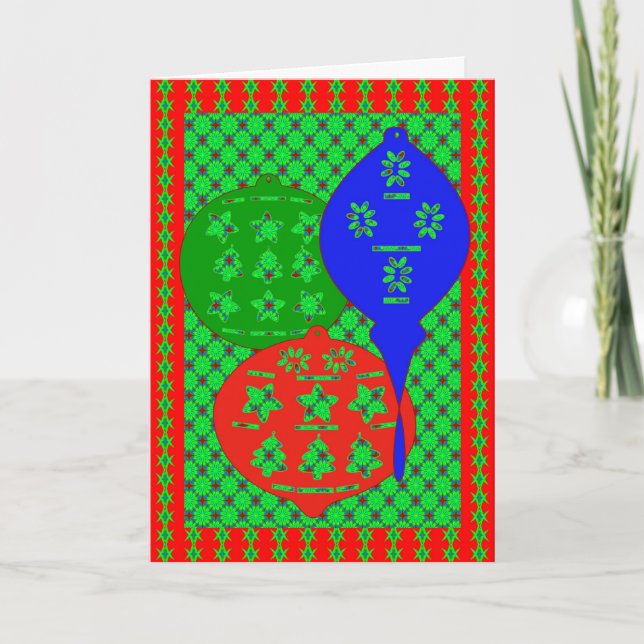 Cartes Pour Fêtes Annuelles Ornements Scherenschnitte (Devant)