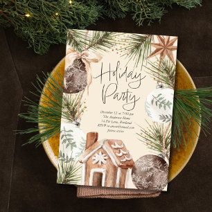 Cartes Pour Fêtes Annuelles Ornements Surround Fête de Vacances