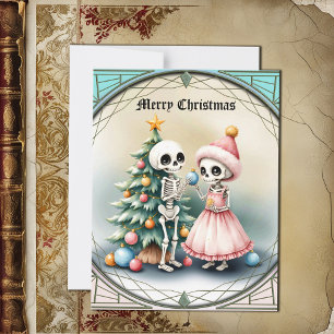 Cartes Pour Fêtes Annuelles Os, baubles, et un peu de magie