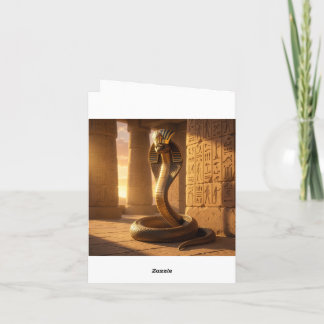 Cartes Pour Fêtes Annuelles Ouadjet – Déesse cobra égyptienne´6
