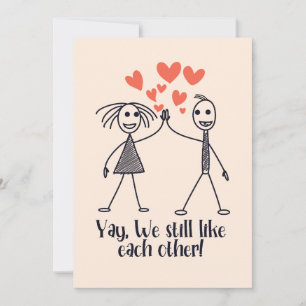 Cartes Pour Fêtes Annuelles Oui, Nous Nous Apprécions Toujours