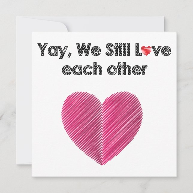 Cartes Pour Fêtes Annuelles Oui, On S'Apprécie Toujours. (Devant)