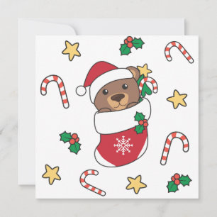 Cartes Pour Fêtes Annuelles Ours Noël Neige Hiver Animaux Ours