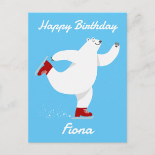 Cartes Pour Fêtes Annuelles Ours polaire sur glace