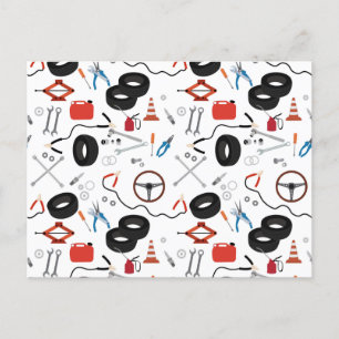 Cartes Pour Fêtes Annuelles Outils Automobile Mécanique