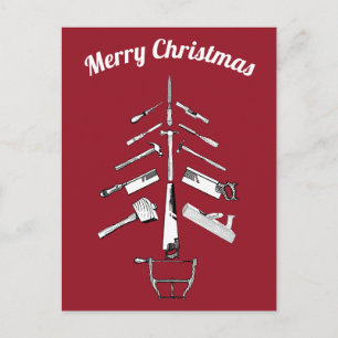 Cartes Pour Fêtes Annuelles Outils de charpenterie vintage cadeaux de Noël