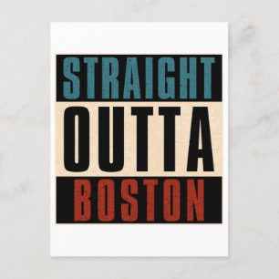 Cartes Pour Fêtes Annuelles Outta Boston Massachusetts MA USA