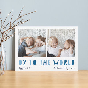 Cartes Pour Fêtes Annuelles Oy to the World   2 Hanoukka photo