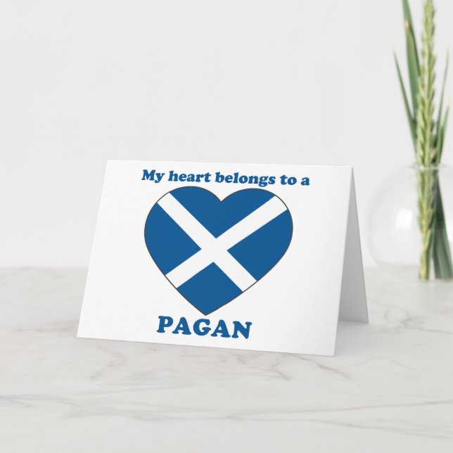 Cartes Pour Fêtes Annuelles Pagan (Devant)