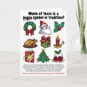 CARTES POUR FÊTES ANNUELLES PAGAN NOËL