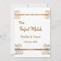Pailletter vintage doré le couple parfait correspo