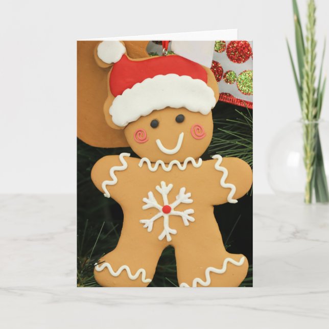 Cartes Pour Fêtes Annuelles Pain de gingembre (Devant)