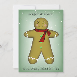 Cartes Pour Fêtes Annuelles Pain d'épices