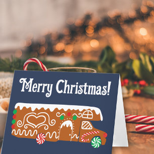 Cartes Pour Fêtes Annuelles Pain d'épices RV Classe C Camping Personnalisé