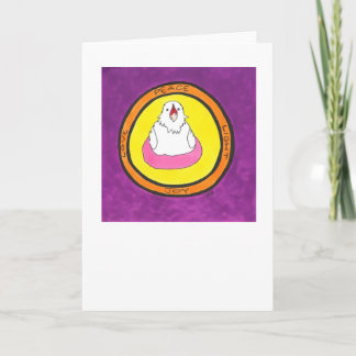 Cartes Pour Fêtes Annuelles Paix. Amour. Lumière. Joie. Lola.