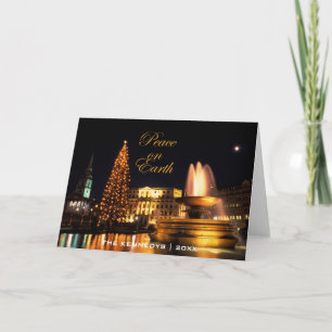 Cartes Pour Fêtes Annuelles Paix - carré de Trafalgar à Noël, Londres