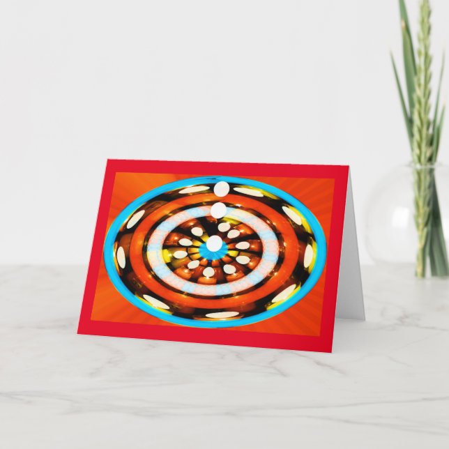 Cartes Pour Fêtes Annuelles Paix d'automne (Devant)