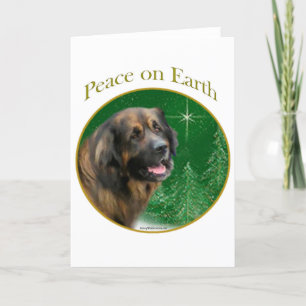Cartes Pour Fêtes Annuelles Paix de Leonberger