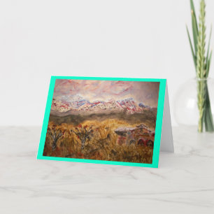 Cartes Pour Fêtes Annuelles Paix de Santa Fe sur terre