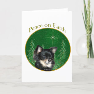 Cartes Pour Fêtes Annuelles Paix du Chihuahua