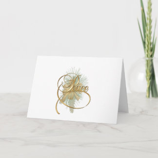 Cartes Pour Fêtes Annuelles Paix et bonne volonté des fêtes