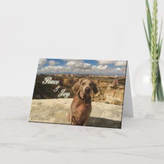 Cartes Pour Fêtes Annuelles Paix et joie d'effort