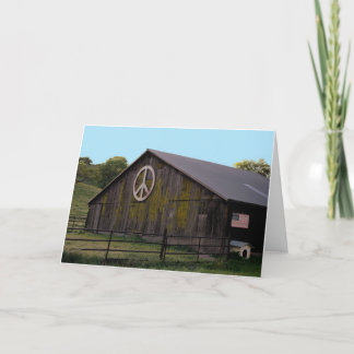 Cartes Pour Fêtes Annuelles Paix sur terre