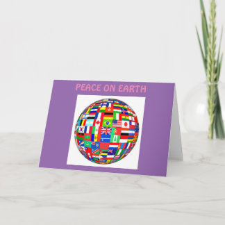 CARTES POUR FÊTES ANNUELLES PAIX SUR TERRE