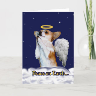 Cartes Pour Fêtes Annuelles Paix sur Terre Dott Angel