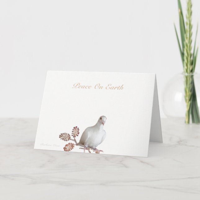 Cartes Pour Fêtes Annuelles Paix sur Terre : Le pouvoir de l'amour (Devant)