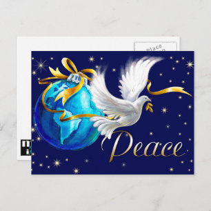 Cartes Pour Fêtes Annuelles Paix sur Terre. Noël de Peace Dove