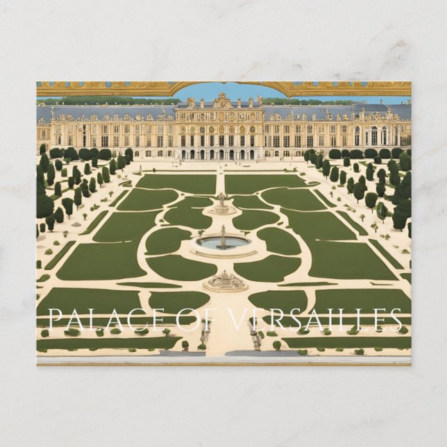 Cartes Pour Fêtes Annuelles palais de versailles (22) (Devant)