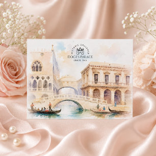 Cartes Pour Fêtes Annuelles Palais des Doges à Venise, Italie   Voyage Paysage