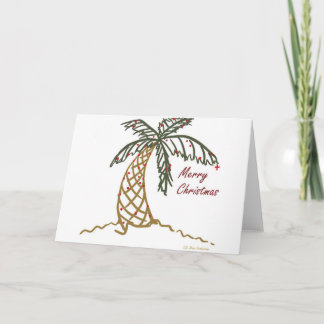 Cartes Pour Fêtes Annuelles Palm de Christmas