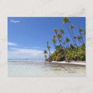 Cartes Pour Fêtes Annuelles palmiers de Rangiroa