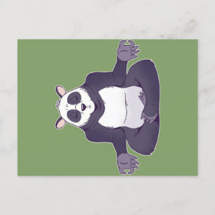 Cartes Pour Fêtes Annuelles Panda
