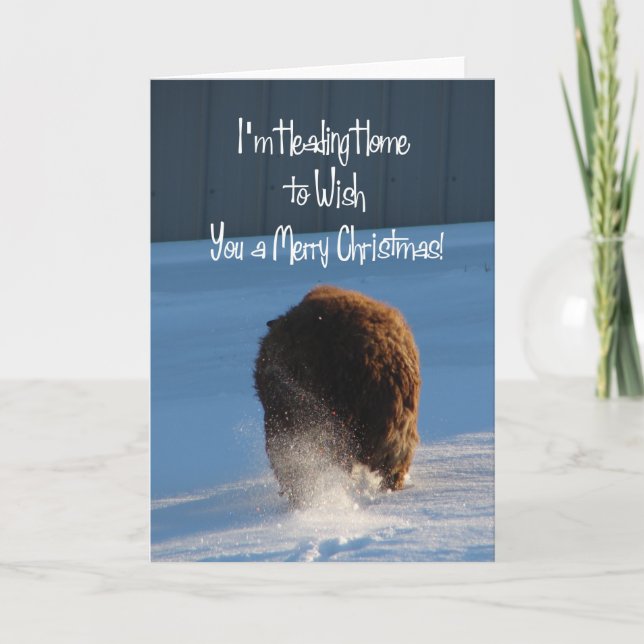 Cartes Pour Fêtes Annuelles Pandi En Tête de chez vous pour vous souhaiter un  (Devant)