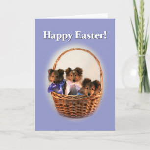 Cartes Pour Fêtes Annuelles Panier de Pâques