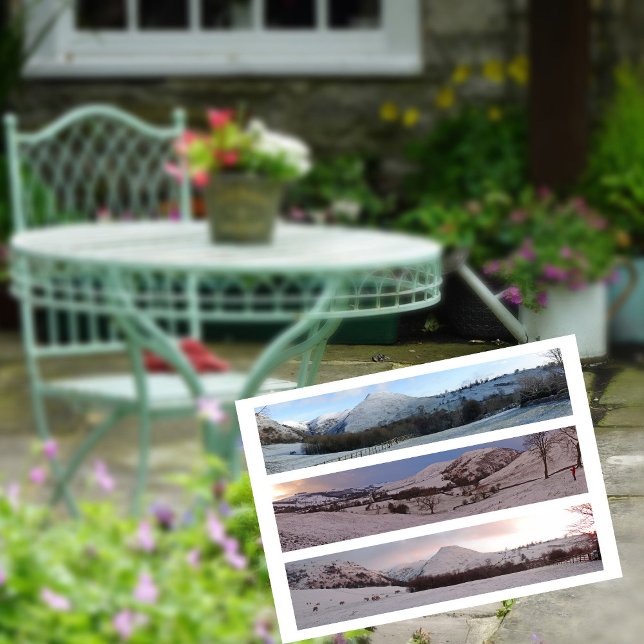 Cartes Pour Fêtes Annuelles Panorama de Dovedale (Créateur téléchargé)